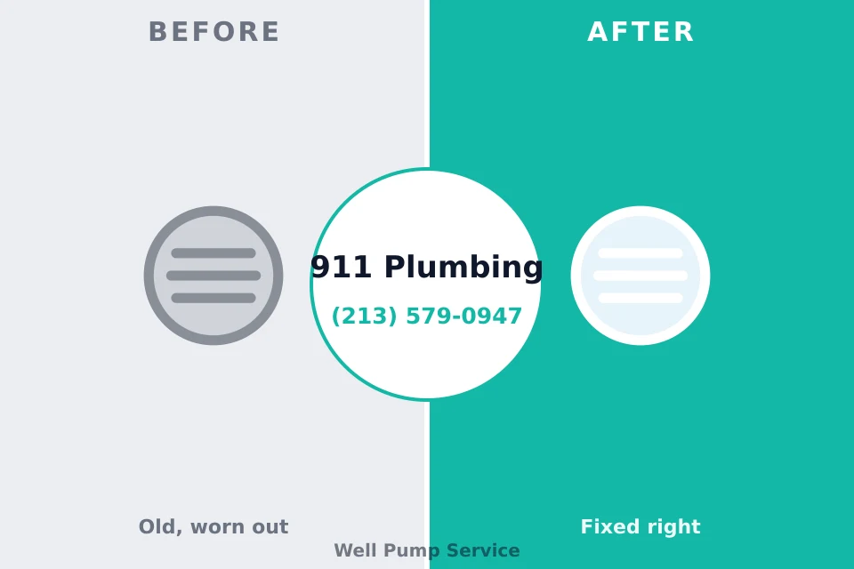 Before and after: plumbing repair Burns Harbor, IN